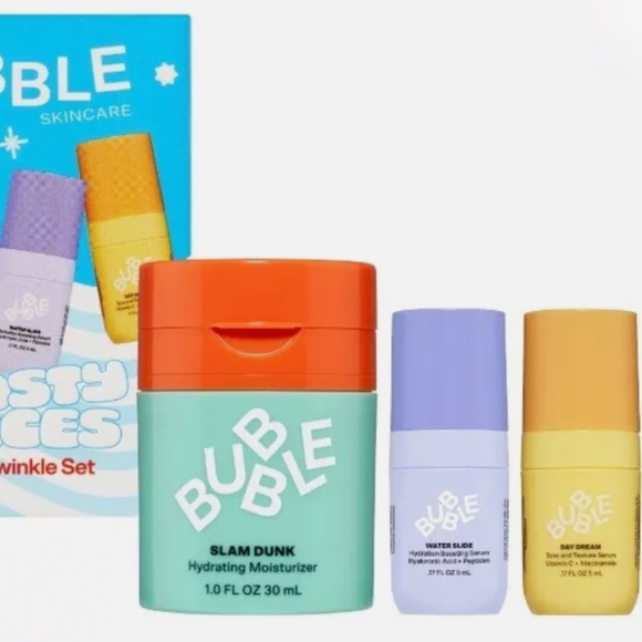 Lot of 2 New Bubble Skincare Tone and Twinkle Frosty Faces Holiday Gift Set - Picture 2 of 10